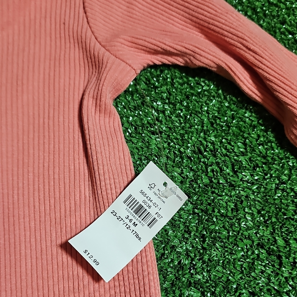 Old Navy Coral Kids Footie One Piece - Picture 2 of 4